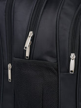 Load image into Gallery viewer, Teakwood Leather Unisex Solid Black 30L Medium Backpack
