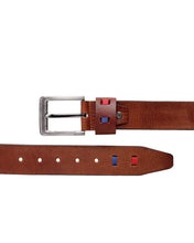 Load image into Gallery viewer, Teakwood Men Genuine Leather Black Solid Casual Belt