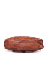Load image into Gallery viewer, Teakwood Genuine Leather Laptop Bag - Brown