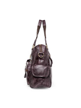 Load image into Gallery viewer, Teakwood Genuine Leather Laptop Bag - Brown