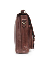 Load image into Gallery viewer, Teakwood Genuine Leather Laptop Bag - Tan