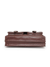 Load image into Gallery viewer, Teakwood Genuine Leather Laptop Bag - Tan
