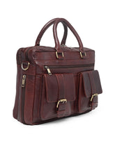 Load image into Gallery viewer, Teakwood Genuine Leather Unisex Bag