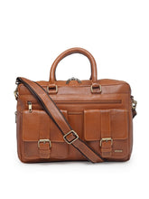 Load image into Gallery viewer, Teakwood Genuine Leather Unisex Bag
