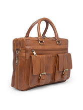 Load image into Gallery viewer, Teakwood Genuine Leather Unisex Bag