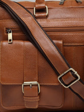 Load image into Gallery viewer, Teakwood Genuine Leather Unisex Bag
