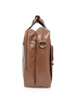 Load image into Gallery viewer, Teakwood Genuine Leather Laptop Bag - Tan