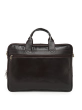 Load image into Gallery viewer, Teakwood Genuine Leather Laptop Bag - Brown