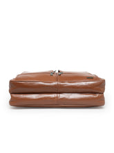 Load image into Gallery viewer, Teakwood Genuine Leather Laptop Bag - Tan