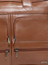 Load image into Gallery viewer, Teakwood Genuine Leather Laptop Bag - Tan
