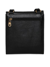 Load image into Gallery viewer, Teakwood Genuine Leather Women Bag - Black