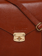 Load image into Gallery viewer, Teakwood Genuine Leather Women Bag - Brown