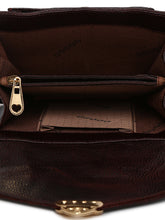 Load image into Gallery viewer, Teakwood Genuine Leather Women Bag - Brown