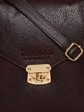 Load image into Gallery viewer, Teakwood Genuine Leather Women Bag - Brown