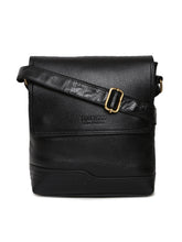 Load image into Gallery viewer, Teakwood Genuine Leather Women Bag - Black