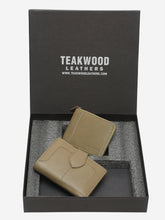 Load image into Gallery viewer, Unisex Green Solid Leather Accessory Gift Set