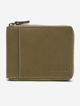 Load image into Gallery viewer, Unisex Green Solid Leather Accessory Gift Set