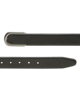 Load image into Gallery viewer, Men Black Textured Leather Belt