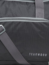 Load image into Gallery viewer, Teakwood Polyester Duffel Bag - Black