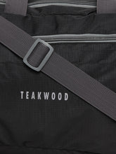 Load image into Gallery viewer, Teakwood Polyester Duffel Bag - Black