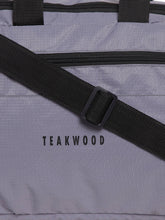 Load image into Gallery viewer, Teakwood Polyester Duffel Bag - Grey