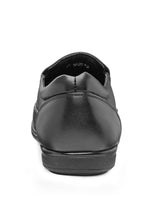 Load image into Gallery viewer, Teakwood Leather Men's Black Slip-ons Shoes