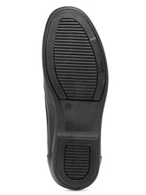 Load image into Gallery viewer, Teakwood Leather Men's Black Slip-ons Shoes