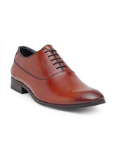 Load image into Gallery viewer, Teakwood Genuine Leather Tan Oxford Shoes