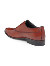 Load image into Gallery viewer, Teakwood Genuine Leather Tan Oxford Shoes