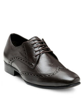 Load image into Gallery viewer, Teakwood Leather Men's Brown Derby Shoes