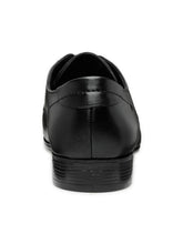Load image into Gallery viewer, Teakwood Leather Men's Black Derby Shoes