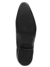 Load image into Gallery viewer, Teakwood Leather Men's Black Derby Shoes