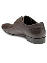 Load image into Gallery viewer, Teakwood Leather Men's Brown Derby Shoes