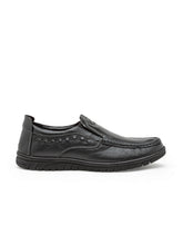Load image into Gallery viewer, Teakwood Leathers Men's Black Casual Slip-On Shoes