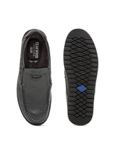Load image into Gallery viewer, Teakwood Leathers Men's Black Casual Slip-On Shoes