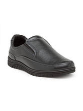 Load image into Gallery viewer, Teakwood Leathers Men's Black Casual Slip-On Shoes
