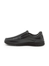 Load image into Gallery viewer, Teakwood Leathers Men's Black Casual Slip-On Shoes