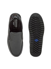 Load image into Gallery viewer, Teakwood Leathers Men's Black Casual Slip-On Shoes