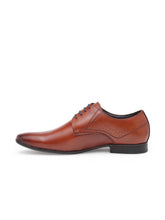 Load image into Gallery viewer, Teakwood Genuine Leather Brown Derby Shoes - Clearance sale