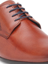 Load image into Gallery viewer, Teakwood Genuine Leather Brown Derby Shoes - Clearance sale