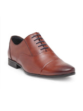 Load image into Gallery viewer, Teakwood Genuine Leather Tan Oxford Shoes