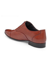 Load image into Gallery viewer, Teakwood Genuine Leather Tan Oxford Shoes