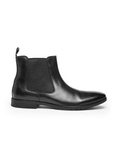 Load image into Gallery viewer, Teakwood Leathers Men's Black Chelsea Boots