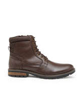 Load image into Gallery viewer, Teakwood Leathers Men's Brown Casual Ankle Lace-Up Boots
