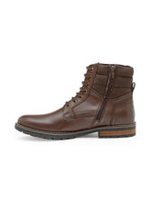 Load image into Gallery viewer, Teakwood Leathers Men's Brown Casual Ankle Lace-Up Boots