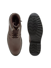 Load image into Gallery viewer, Teakwood Leathers Men's Brown Casual Ankle Lace-Up Boots