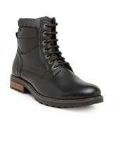 Load image into Gallery viewer, Teakwood Leathers Men's Black Casual Ankle Lace-Up Boots
