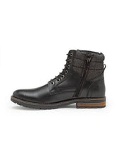 Load image into Gallery viewer, Teakwood Leathers Men's Black Casual Ankle Lace-Up Boots