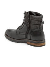 Load image into Gallery viewer, Teakwood Leathers Men's Black Casual Ankle Lace-Up Boots