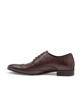 Load image into Gallery viewer, Teakwood Genuine Leather Brown Oxford Shoes